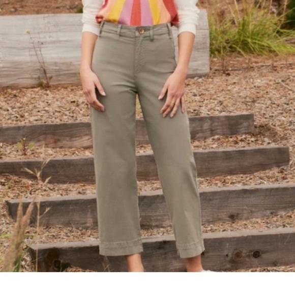 Marine Layer Bridget semi wide leg pants - Picture 1 of 7